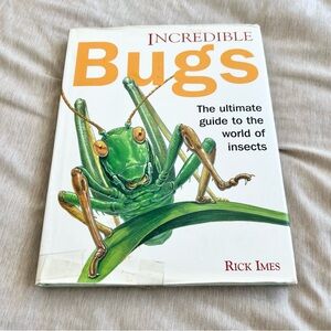 👑🕷️ Incredible Bugs Rick Imes 1997 Vintage Insect Guide Hardcover Nature Book